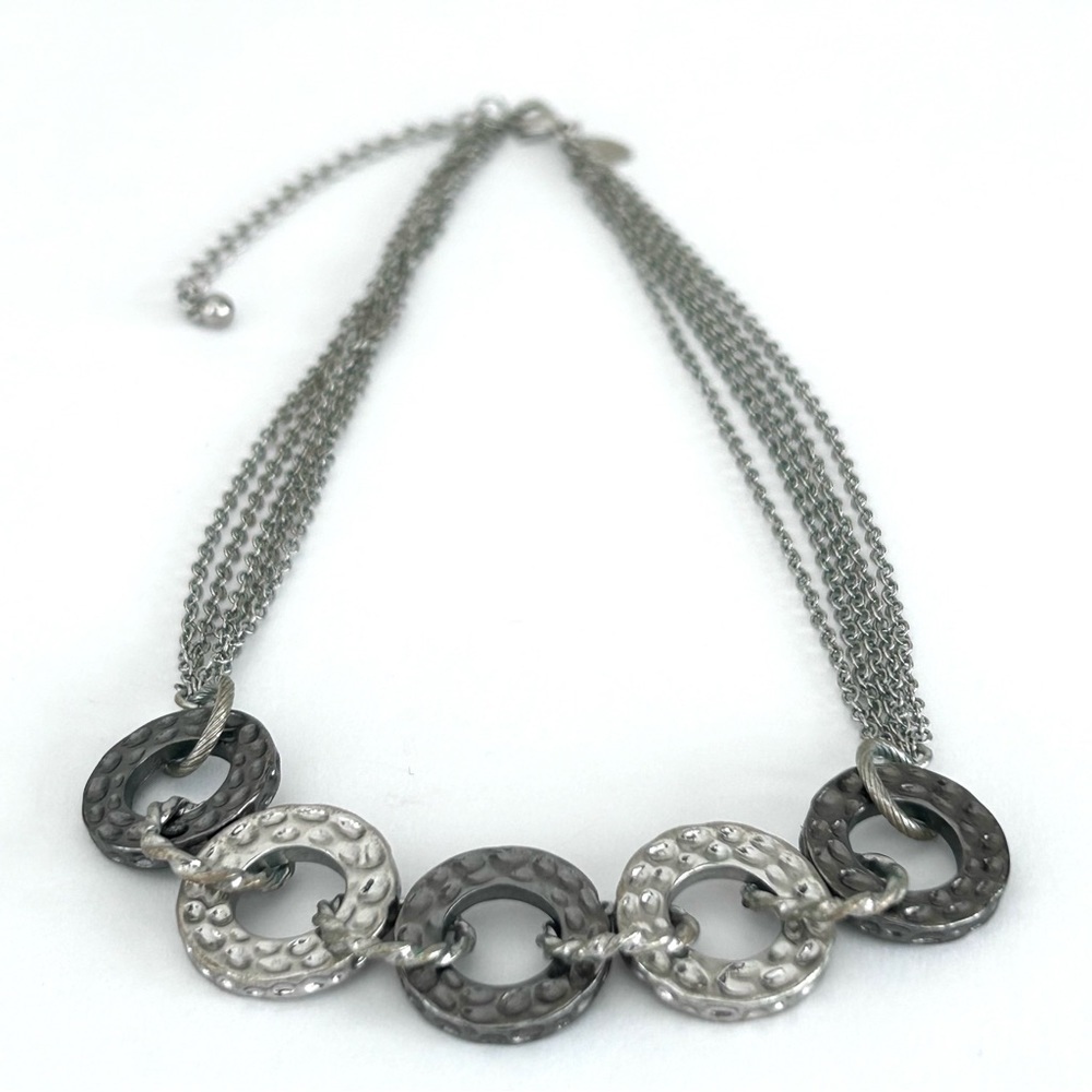 Lia Sophia Necklace Necklace United Hammered Metal